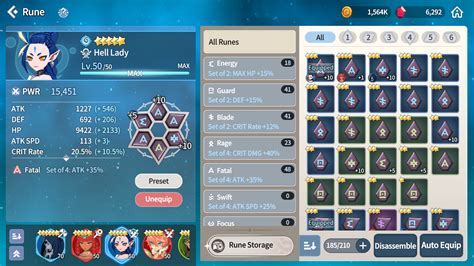 summoners war max rune storage|12/7 (Wed) Update Note Part 2 .